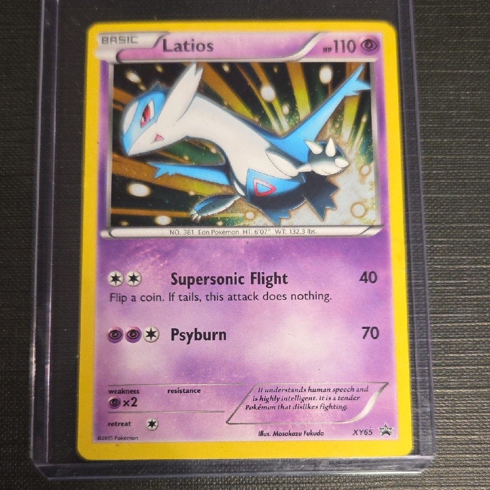 Pokemon Promo 2013 Latios Holographic Trading Card XY65
